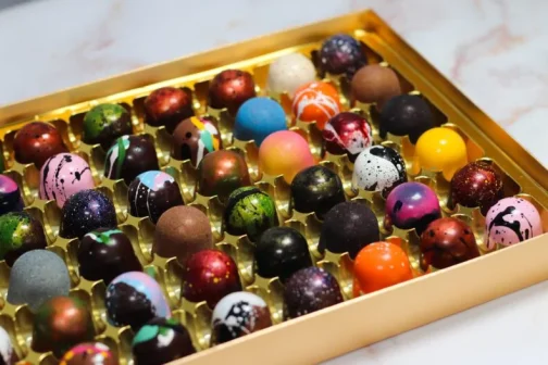 Gift Box Of 48 Hand Crafted Luxury Bon Bons